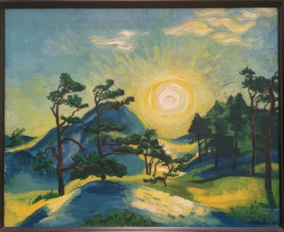 Rising Sun by Max Pechstein