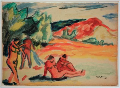 Bathers by Max Pechstein