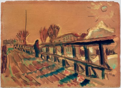 View Over a Bridge by Max Pechstein