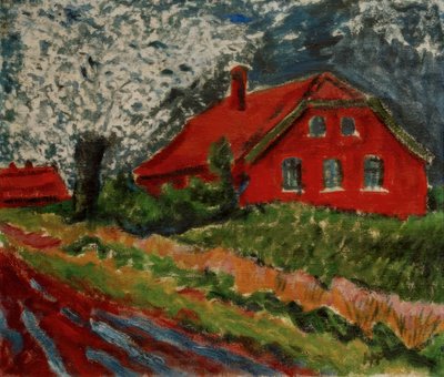 Das rote Haus von Max Pechstein