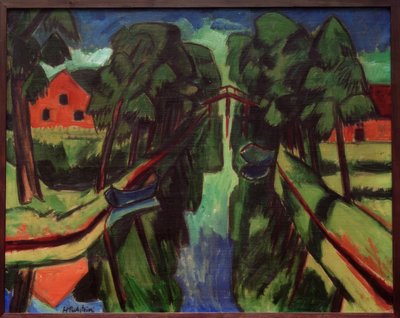 The Mill Ditch by Max Pechstein