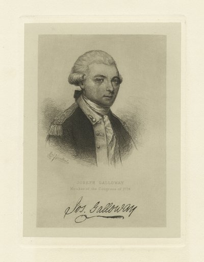 Joseph Galloway, Member of the Congress of 1774 by Max Rosenthal
