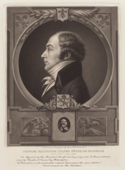Charles Balthazar Julien Fevret de Saint-Memin by Max Rosenthal, after Charles B. J. Févret de Saint Mémin