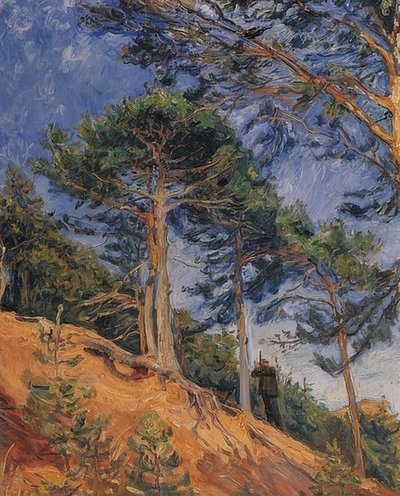 Hunters on the Slope by Max Slevogt
