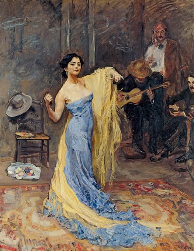Portrait of the Dancer Marietta di Rigardo by Max Slevogt