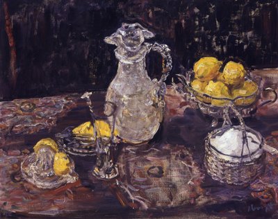 Still Life with Lemons by Max Slevogt