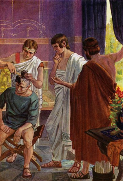 Aristagoras, Tyrant of Miletus, Receiving the Order for the Ionians to Revolt Against Persian Rule by Max Wulff