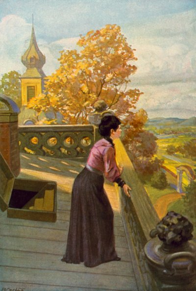 Illustration for Jane Eyre by Charlotte Bronte by Max Wulff