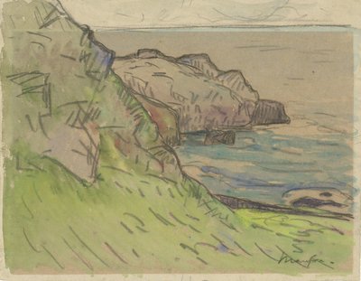 Rocky Coast in Brittany by Maxime Camille Louis Maufra