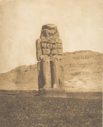 Colosse Restored by Amenophis III, at Thebes Statue Vocale or Colossus of Memnon by Maxime Du Camp