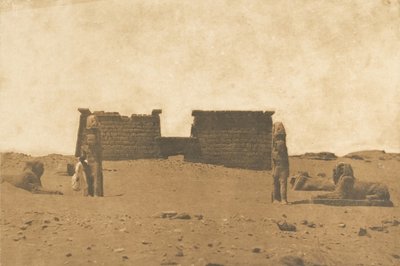 Dromos of the Temple of Sebona, April 3, 1850 by Maxime Du Camp