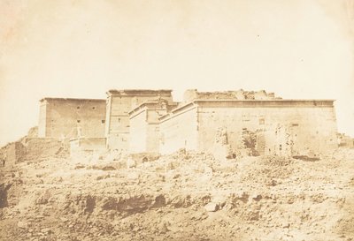 Ensemble of the Temple of Isis at Philae - View from the North by Maxime Du Camp