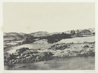 Entrance of the First Cataract, Upper Egypt by Maxime Du Camp