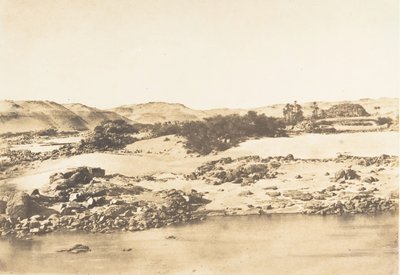Entrance to the First Cataract near Aswan, 1849-50 by Maxime Du Camp
