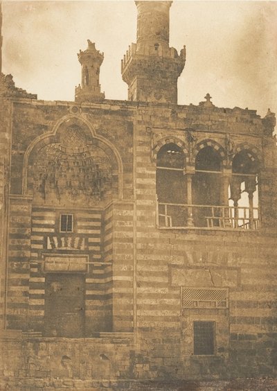 Entrance to the Tomb of Sultan Bezkouk, in Cairo by Maxime Du Camp