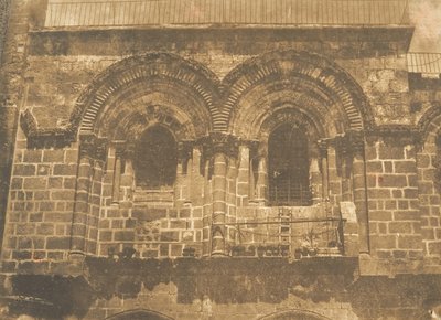 Facade of the Church of the Holy Sepulchre, Jerusalem (upper part) by Maxime Du Camp