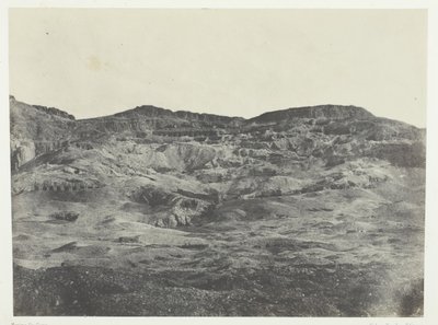 Gournah, Necropolis of Thebes, Thebes, 1849-51, printed 1852 by Maxime Du Camp