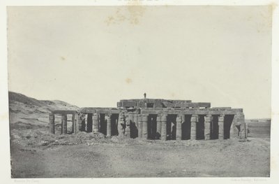 Gournah, Tomb of Osymandias, Thebes by Maxime Du Camp