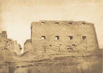 Grand Pylone du Palais de Karnac, Thebes by Maxime Du Camp