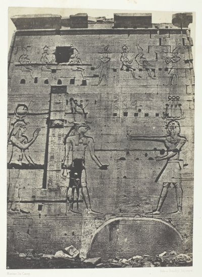 Grand Temple of Isis at Philae, Second Pylon, Nubia by Maxime Du Camp