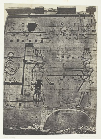 Grand Temple of Isis at Philae, Second Pylon; Nubia, plate 74 from the album 