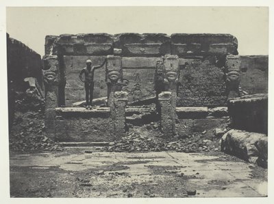Grand Temple of Dendera, Upper Egypt, 1849-1851 by Maxime Du Camp