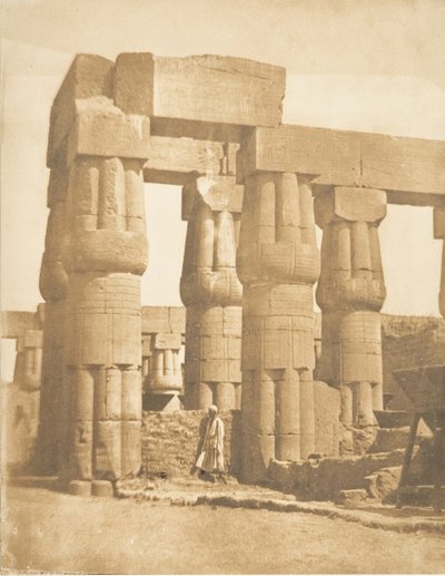 Group of Columns of the Luxor Temple, Thebes by Maxime Du Camp