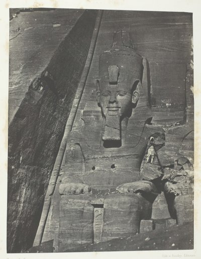 Ibsamboul, Colosse Oriental Du Grand Spéos De Phrè, Nubie by Maxime Du Camp