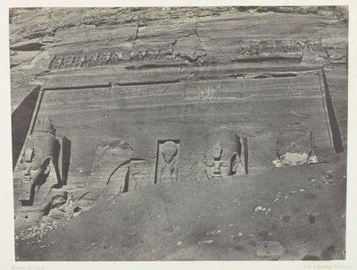Ibsamboul, General View of the Great Temple of Phrè; Nubia, plate 102 from the album 