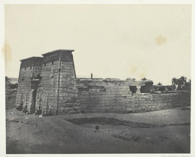 Karnak, Temple of Khons, Thebes, 1849-51, printed 1852 by Maxime Du Camp