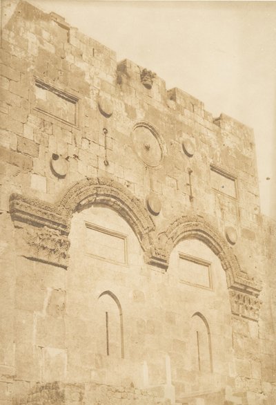 The Golden Gate in Jerusalem, August 1850 by Maxime Du Camp