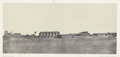 Luxor, General View of the Ruins; Thebes by Maxime Du Camp