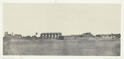 Louqsor, General View of the Ruins, Thebes by Maxime Du Camp