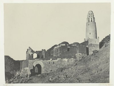 Mosquée de Bellal au Village de Bab, Nubie, 1849-51, printed 1852 by Maxime Du Camp