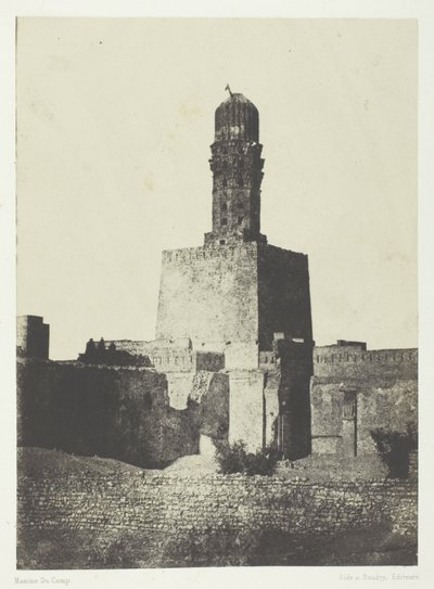 Mosque of the Caliph Al-Hakim bi-Amr Allah, Cairo by Maxime Du Camp