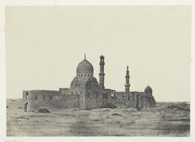 Mosquée et Tombeau des Ayoubites, Le Kaire by Maxime Du Camp