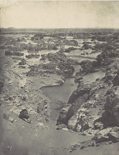 Nubie. Vue Cavalière de la Seconde Cataracte by Maxime Du Camp