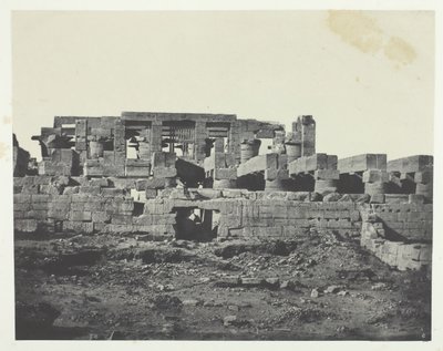 Palais de Karnak, Southern Entrance of the Hypostyle Hall, Thebes by Maxime Du Camp