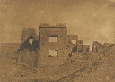 Pavilion or Gynaeceum of Ramses-Meiamoun, at Medinet-Habu by Maxime Du Camp