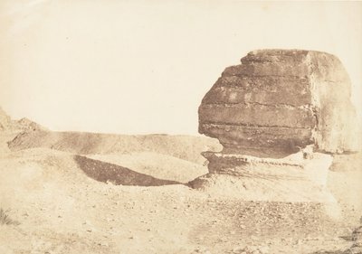 Profile of the Great Sphinx, Taken from the South by Maxime Du Camp