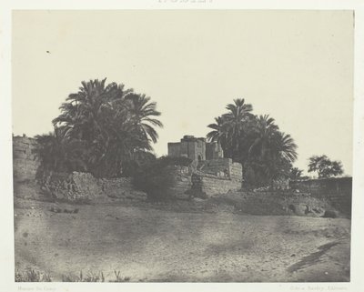 Ruins of a Roman Fortification, Philoe, Nubia by Maxime Du Camp