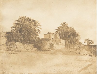 Ruins of a Roman Triumphal Arch, at Philae, April 1850 by Maxime Du Camp