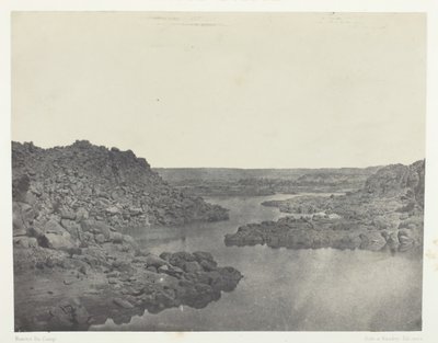 Sortie de la Première Cataracte, Haute-Egypte by Maxime Du Camp