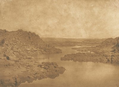 Sortie de la première Cataracte côté S.E. by Maxime Du Camp