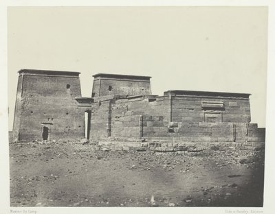 Temple De Dakkeh Ancienne Pselcis, Nubie by Maxime Du Camp