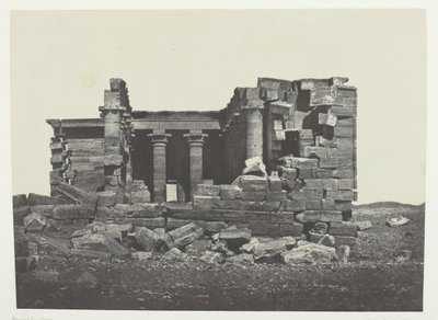 Temple De Maharakkah Hièra Sycaminos Des Grecs, Nubie by Maxime Du Camp