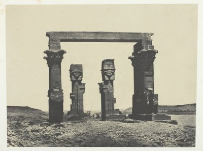 Temple of Kardassy, Nubia by Maxime Du Camp