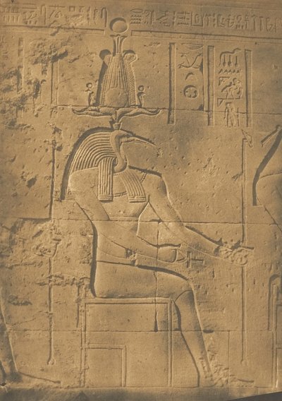 Thot Ibiocéphale Dieu des Lettres à Philae by Maxime Du Camp