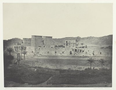 View Taken from the Island of Beghé, to the West, Philoe, Nubia by Maxime Du Camp