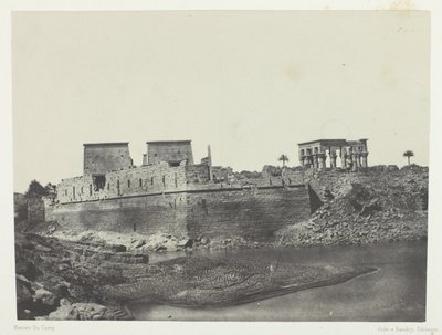 View Taken from the Southwest Angle, Philoe; Nubia, plate 69 from the album "Egypt, Nubia, Palestine and Syria" (1852) by Maxime Du Camp